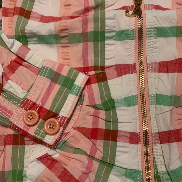 ‼️SOLD‼️New Juicy Couture plaid spring coat. - Picture 3 of 7